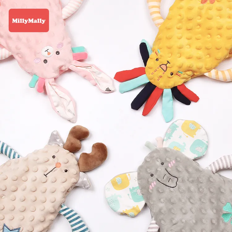 米莉马莉婴儿哄睡安抚巾玩偶宝宝新生儿睡觉手偶公仔毛绒安抚TZ