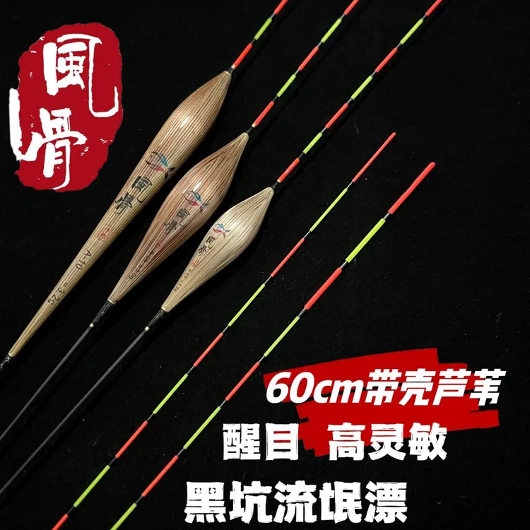 风骨60带壳芦苇漂黑坑流氓漂高灵敏轻口加粗细尾行程底钓鲫鱼鲤鱼