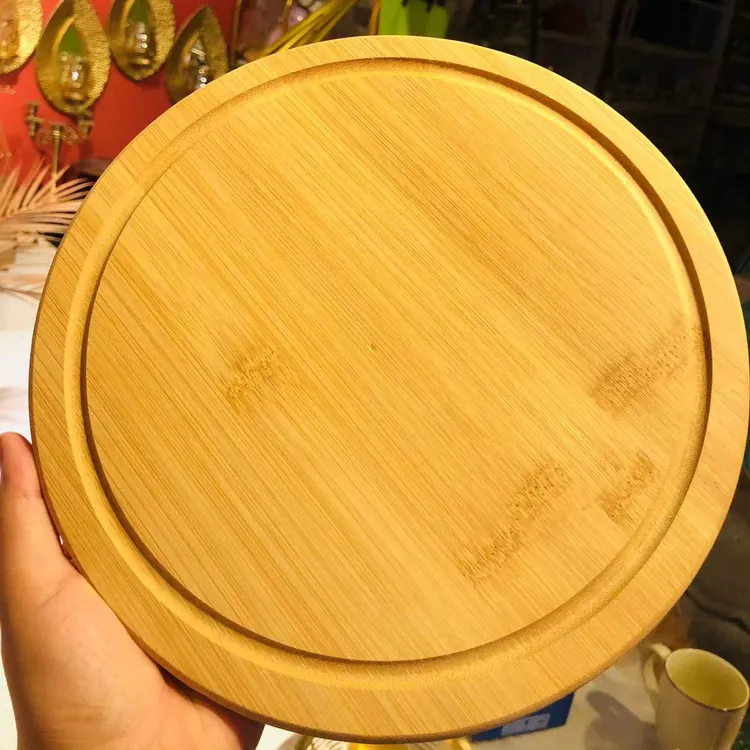 （hasoy新疆包邮）家用圆形简约创意木制彩板案板通用 yagaq ambal