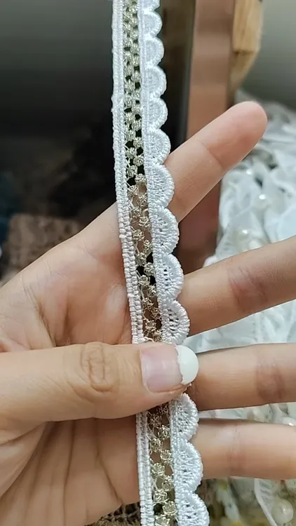 1.8cm窗帘花边辅料花边拼接织带 沙发椅子装饰边小边现货