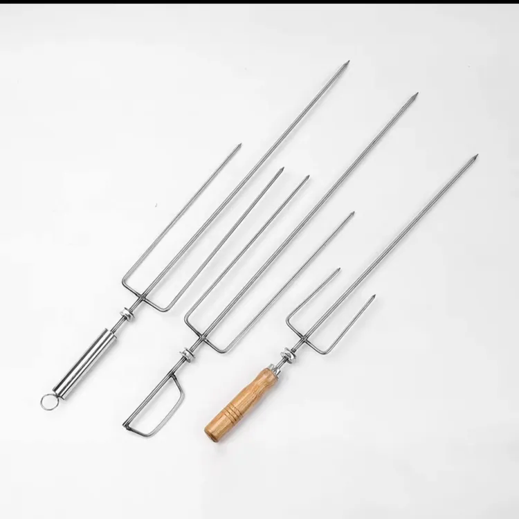烤羊腿叉不锈钢签烤羊腿烤鸡烤兔烤羊排烤全羊叉加粗加长烧烤工具
