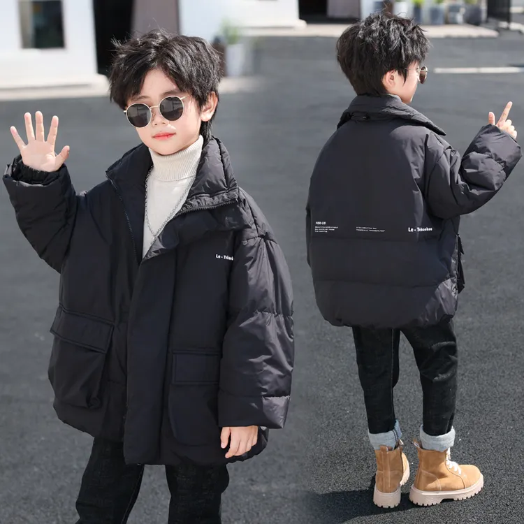 加厚极寒90%白鸭绒 男童羽绒服2025新款儿童冬装中大童冬季外套潮