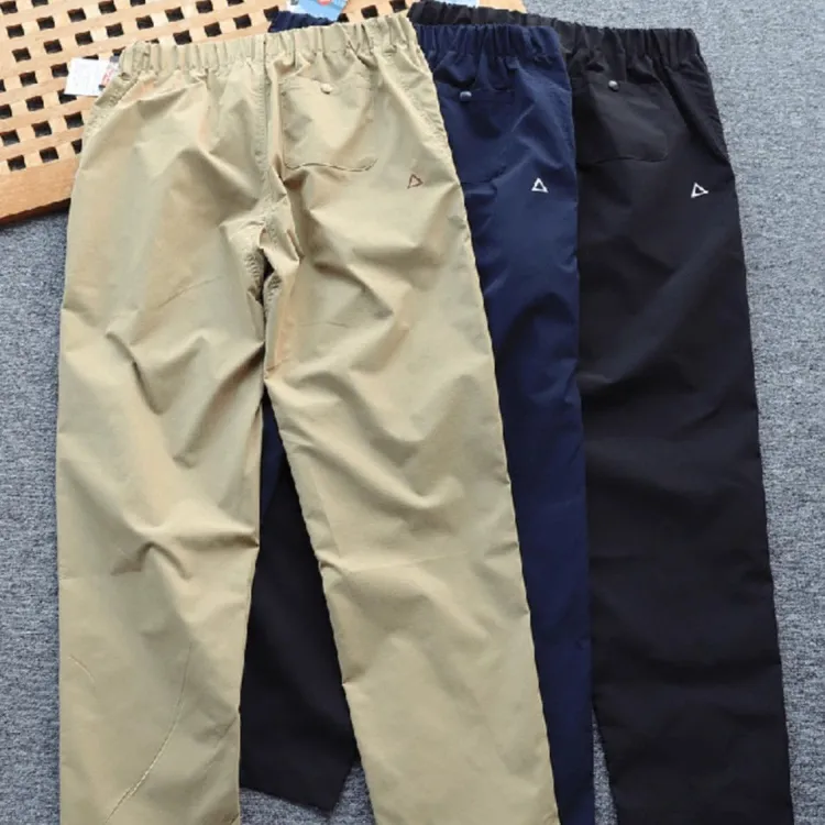 美式复古户外软壳冲锋裤男秋冬高街vibe机能速干裤子登山工装长裤