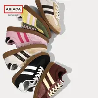 ARIACA艾芮苏德训女童板鞋秋季新款拼色T型鞋舒适百搭软底儿童鞋
