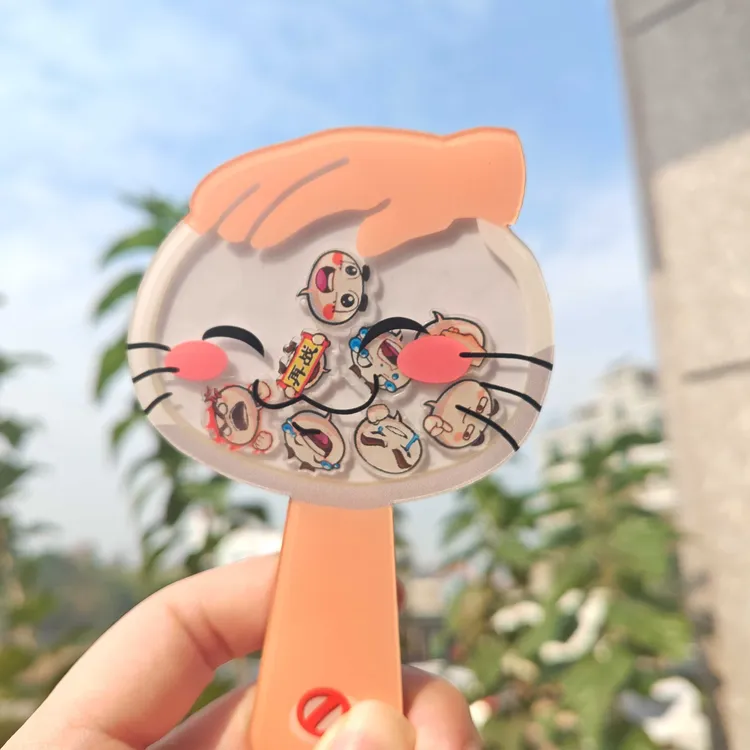 火影忍者手游摇摇乐DIY镜子决斗场表情包摸头搞怪小表情玩具镜子