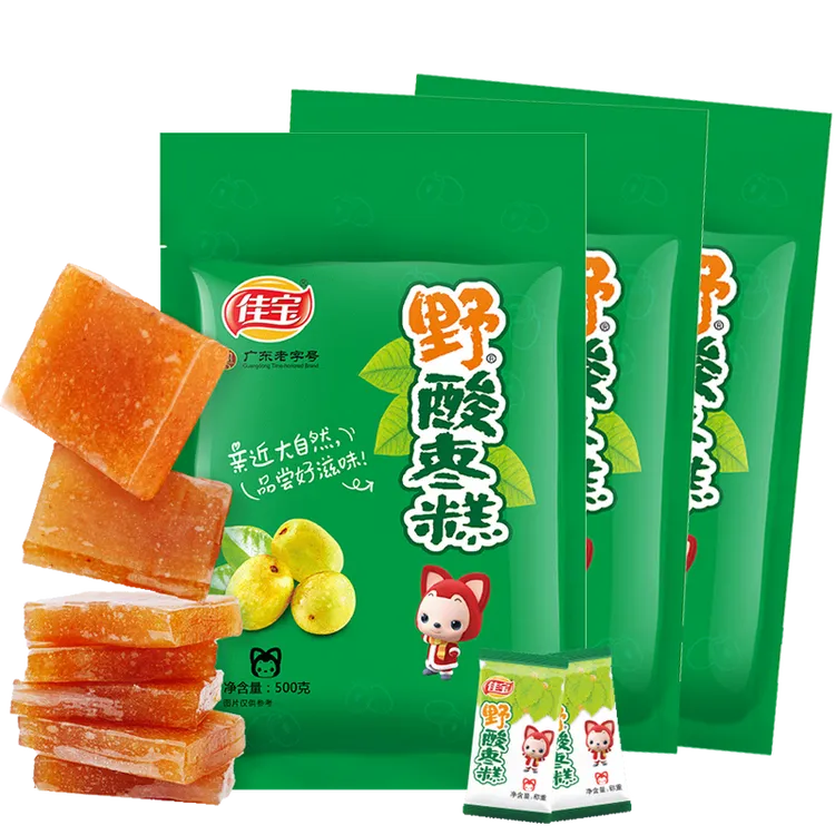 佳宝野南酸枣糕500g/袋 独立小包零食蜜饯果干休闲零食小吃