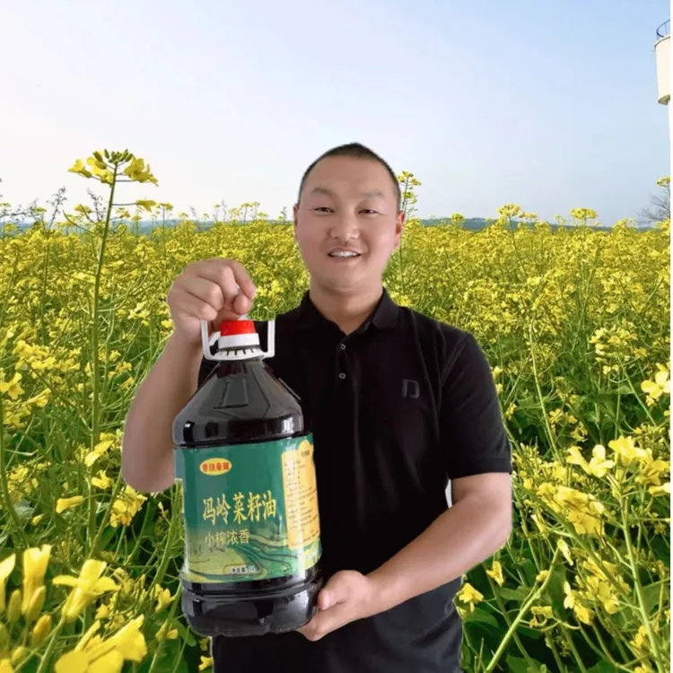 秦岭高山农家产品小榨菜籽油传统营养初榨浓香纯香精选压榨自然