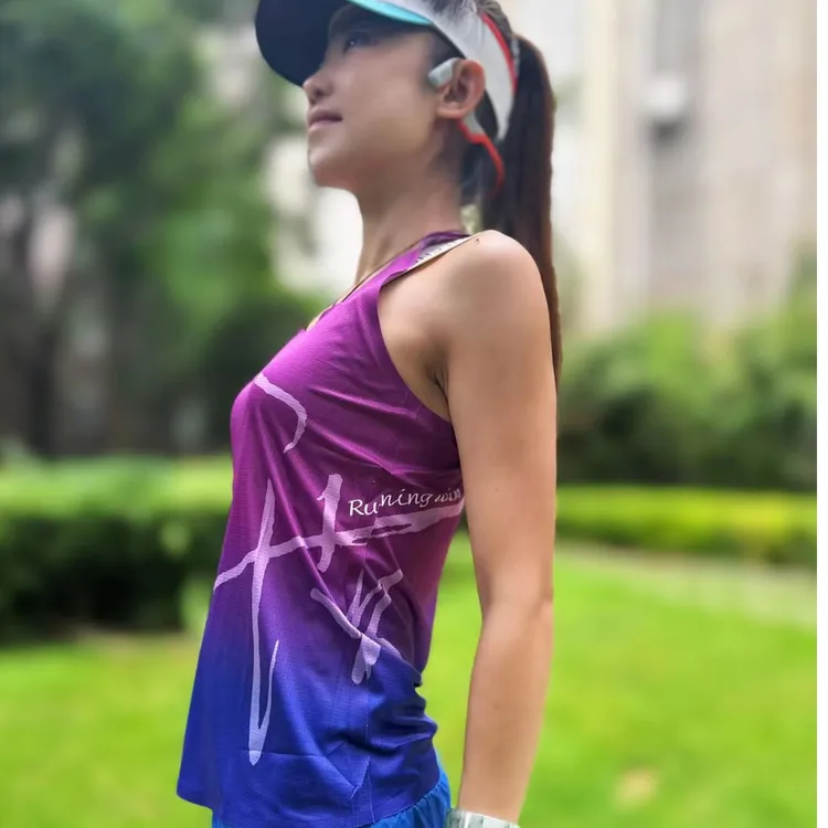 烎跑释槐鸟系列马拉松衣服透气速干无袖时尚吸汗上衣背心
