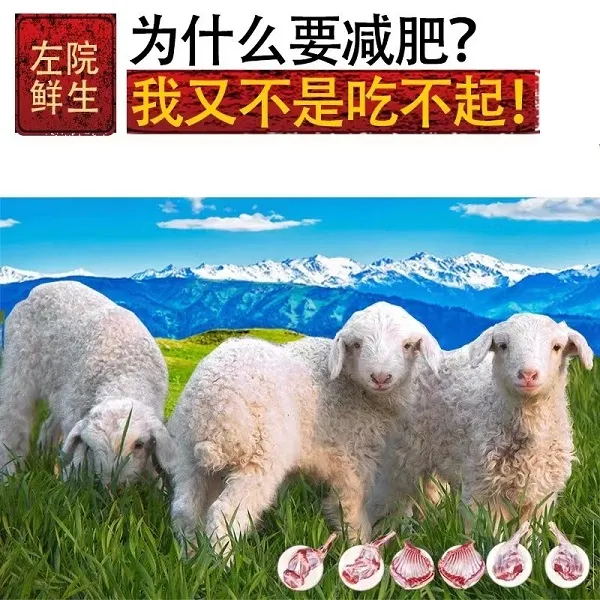【全国包邮】羊肉礼盒 真空包装（去油去脂去淋巴）