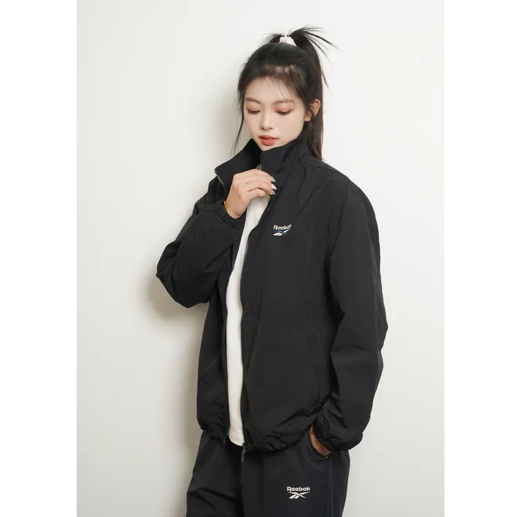 Reebok锐步24新秋款男女简约时尚运动百搭梭织夹克外套24FRM111U