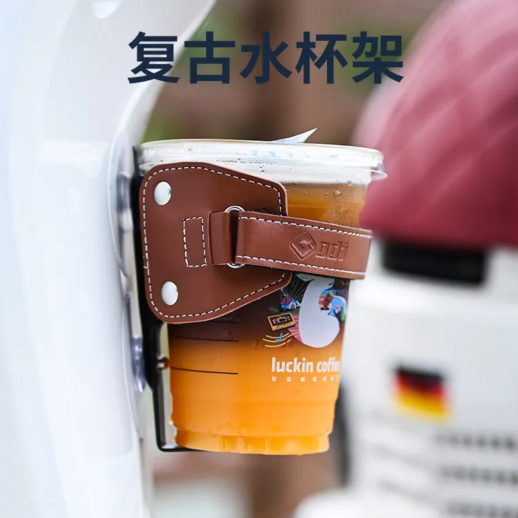 适用维多利亚150 ns125la姜戈150复古踏板摩托车水杯架骑行饮料架