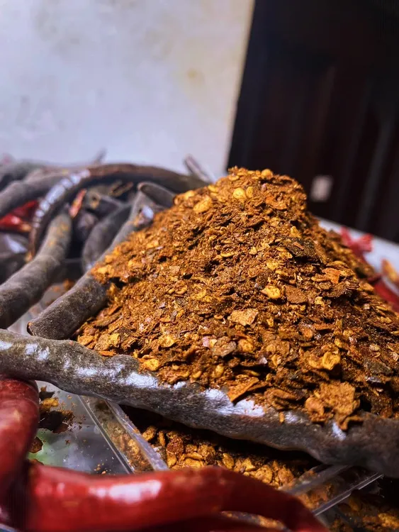 云南特产灰刨糊辣椒辣椒面柴火糊老工艺材灰刨制（打蘸水拌凉菜）