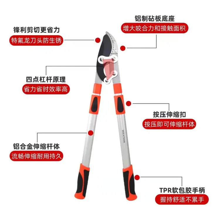 【剪枝更省力】强力粗枝铝合金大力剪，木工果农省力园林剪