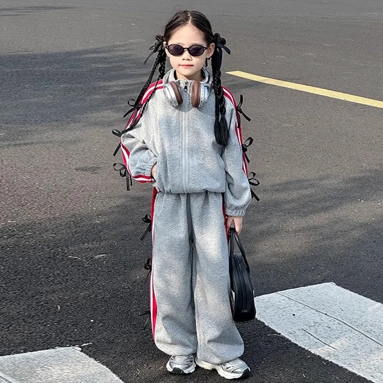 儿童运动套装2024新款女童秋款童装外套女孩网红洋气百搭秋装潮服