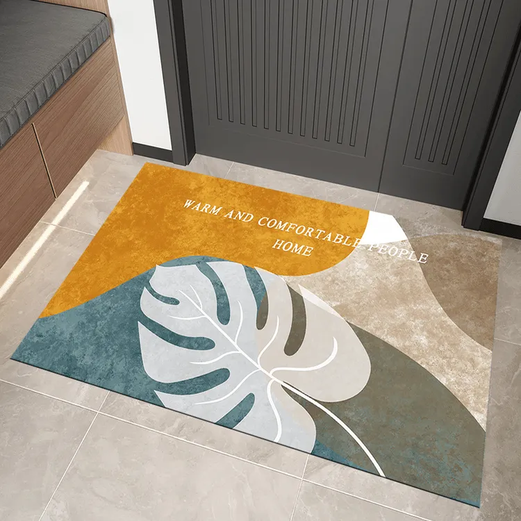 门口脚垫地垫进门入户门垫耐脏进户门地毯家用入户防滑吸水硅藻泥
