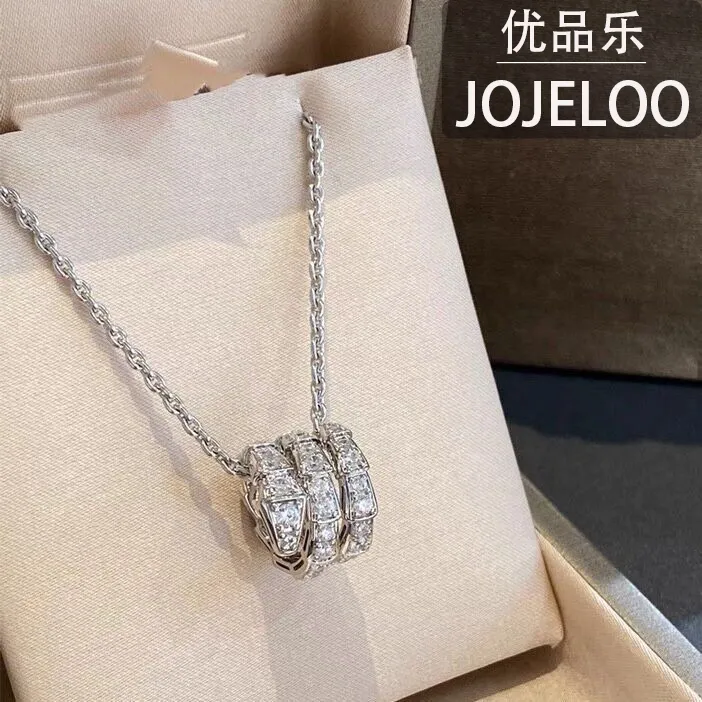 铜合金项链 蛇形灵蛇项链ins设计感个性锁骨链时尚微镶锆石项饰女