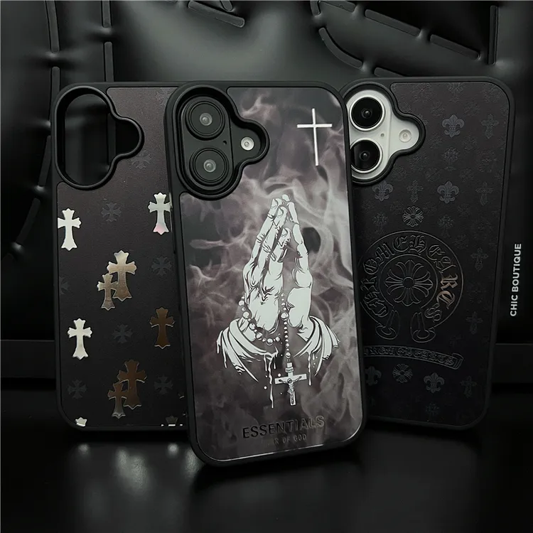 磁吸潮牌克罗心适用苹果16promax/15/14个性手机壳iphone13男款12