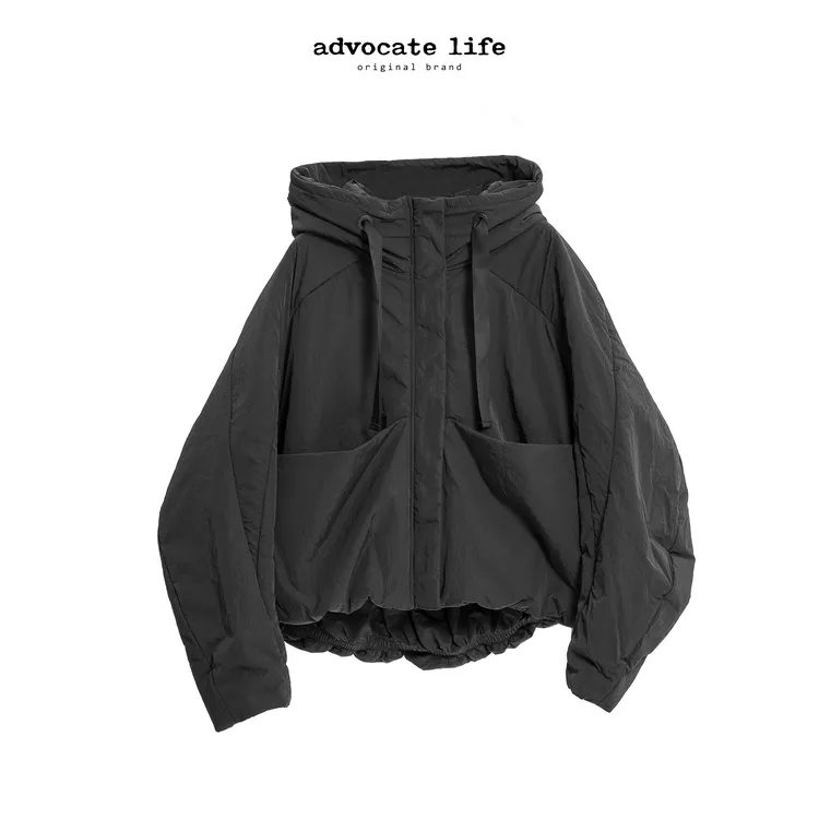 Advocatelife2025冬季新款潮牌外套女休闲保暖女装连帽JQ381430