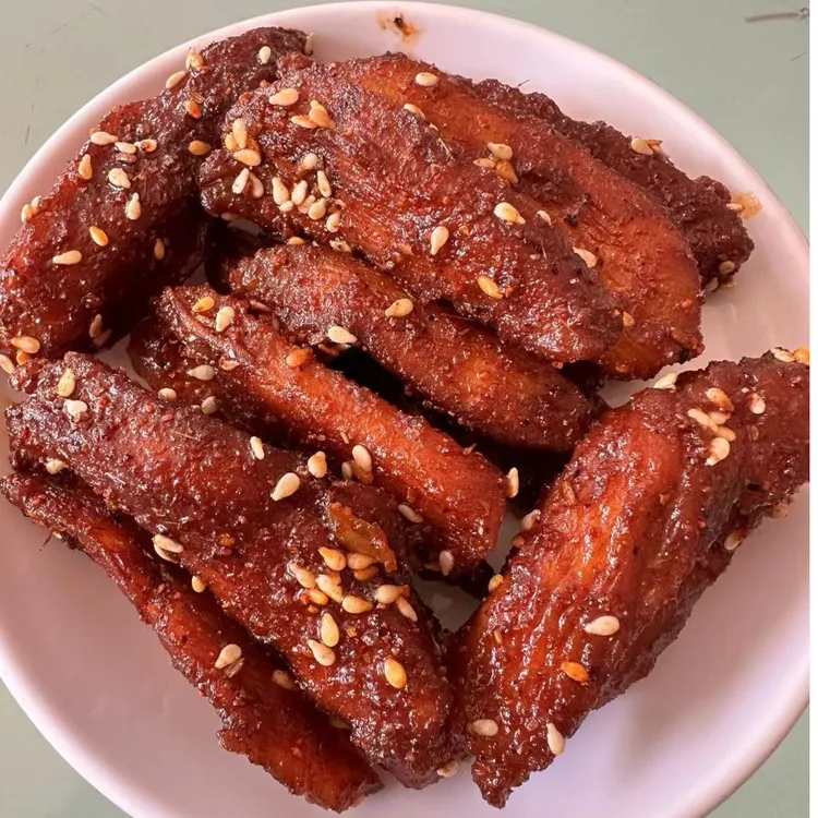 香辣鸡胸肉干美味小零食休闲即食食品