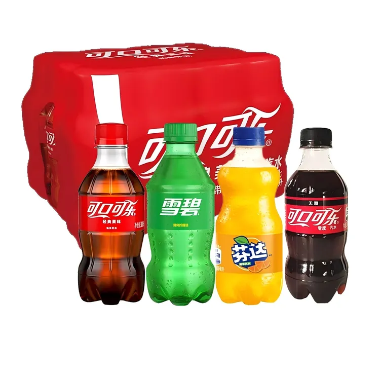 可口可乐/雪碧/芬达/无糖可乐 碳酸饮料汽水 300ml×6瓶 畅饮