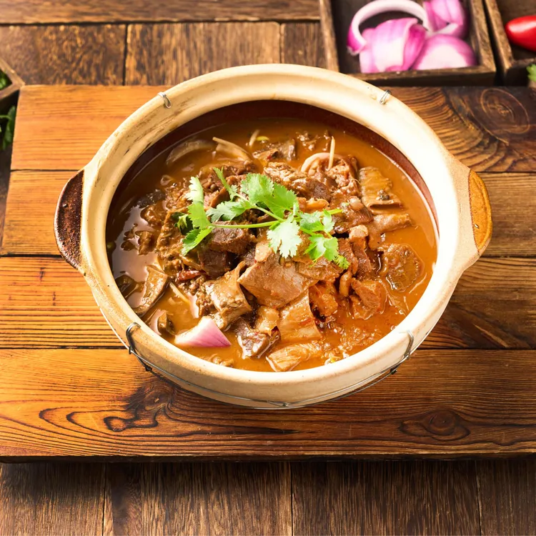 【顺丰包邮】新农牛三宝砂锅，加热即食