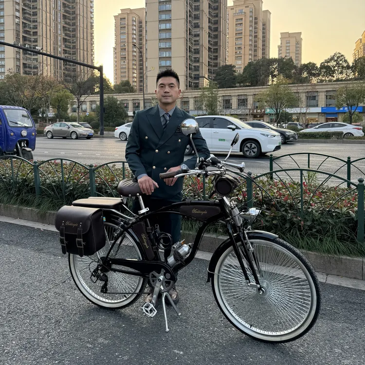 复古年代感邮差自行车七零后八零后邮递员自行车岁月情怀高颜值