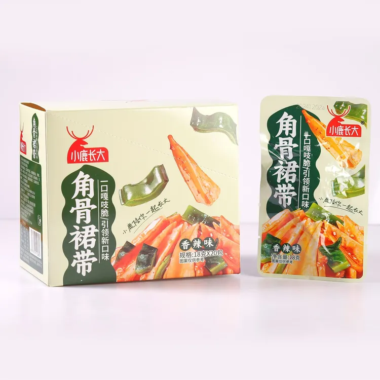 小鹿长大香辣角骨裙带解馋小零食麻辣脆爽休闲爆辣上班冷吃三角骨