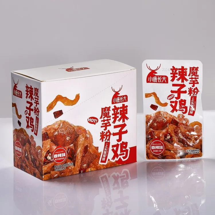 小鹿长大香辣辣子鸡魔芋粉劲爽上头爆辣宿舍配面即食
