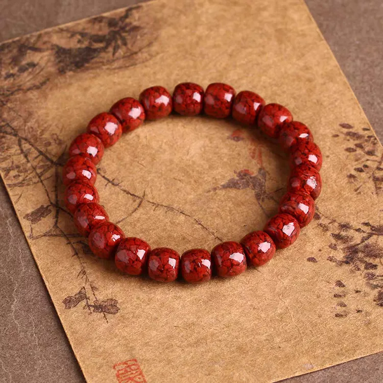 晶体砂桶珠手链8mm手串