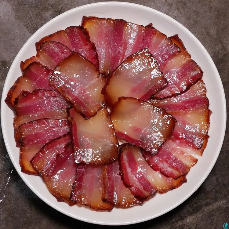 现称湖南农家烟熏腊肉五花肉腌制工艺肥瘦相间风味