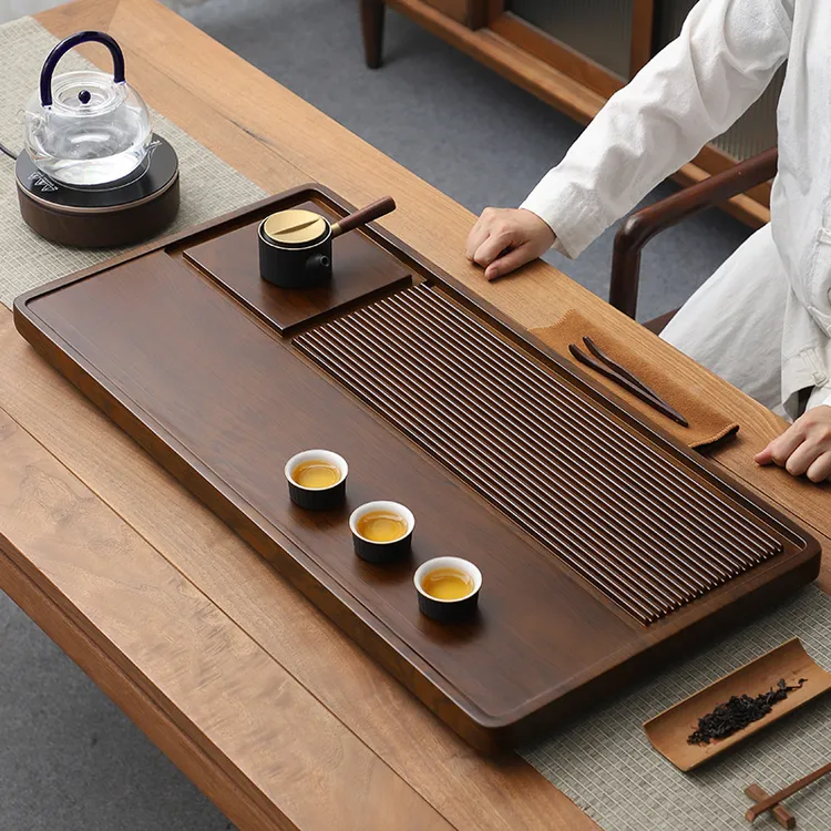 茶盘实木家用小茶台电木新款干泡托盘办公室桌面专用功夫茶具茶海