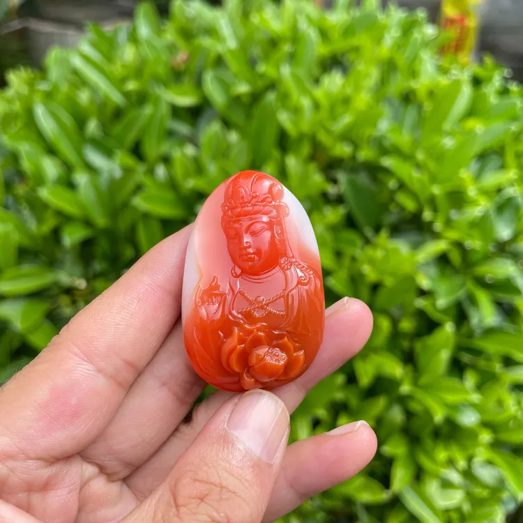 保山杨柳三眼井普贤菩萨吊坠