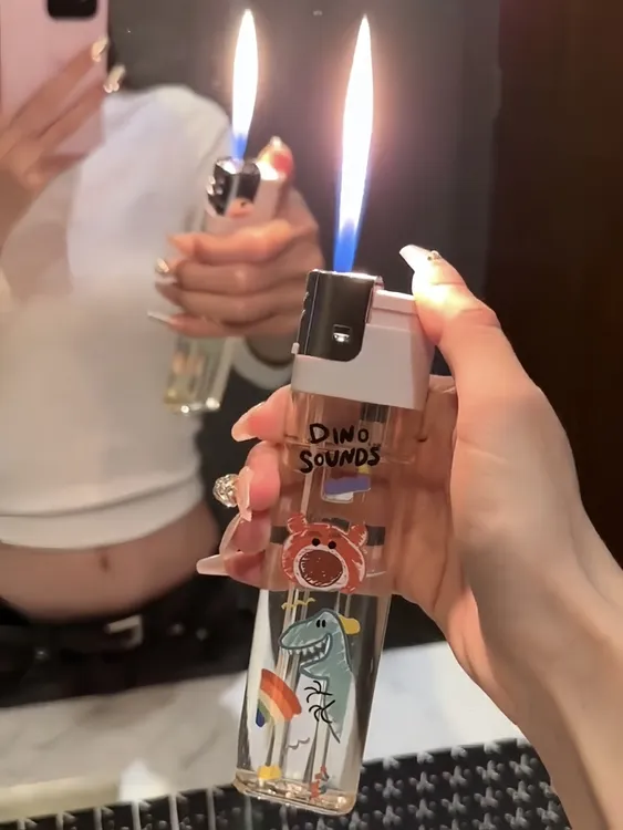 巨无霸超大号大容量个性创意可爱库洛米KT猫加长加大一次性打火机