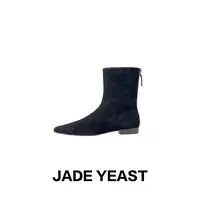 JADE YEAST|反绒方头平底靴-8081