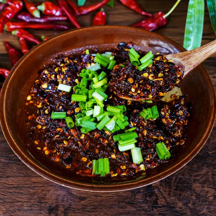 黔食锦木姜子拌凉菜口味柴火糊辣椒面口味糊辣椒蘸水调味