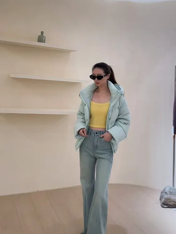 时尚宽松版鹅绒服