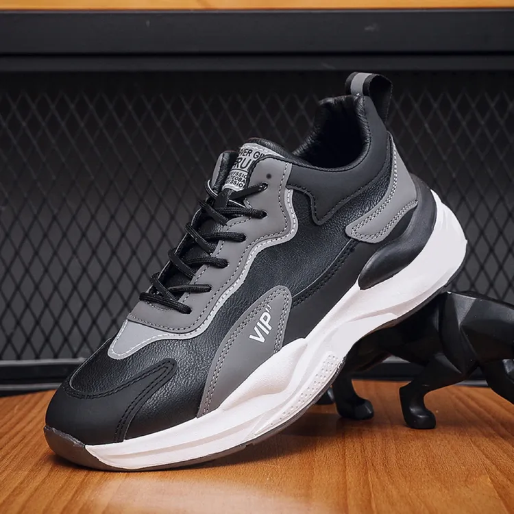 阿甘男鞋百搭冬季新款休闲鞋旅游厚底男运动鞋耐磨防水潮流老爹鞋