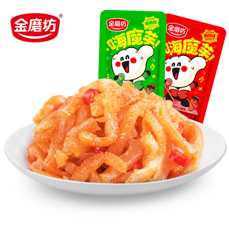 【到手30包】金磨坊魔芋爽辣条小零食嗨魔芋丝办公室解馋食品