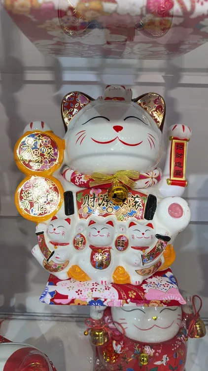 开业招财猫摆件自动摇手店铺前台生意兴隆礼品