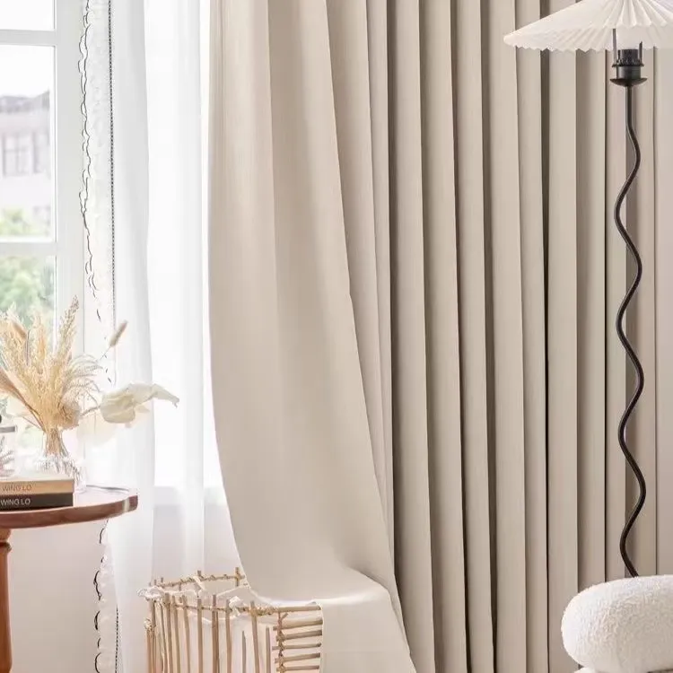 Muan/慕安 北极绒雪尼尔窗帘柔软时尚加厚质感