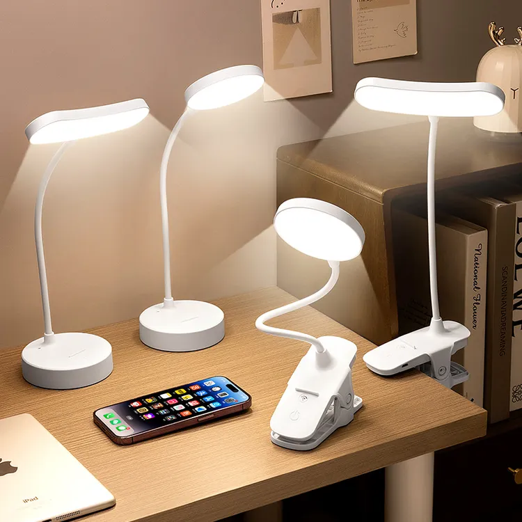 学习专用护眼台灯夹子小夜灯宿舍节能充电led床头阅读灯学生礼品