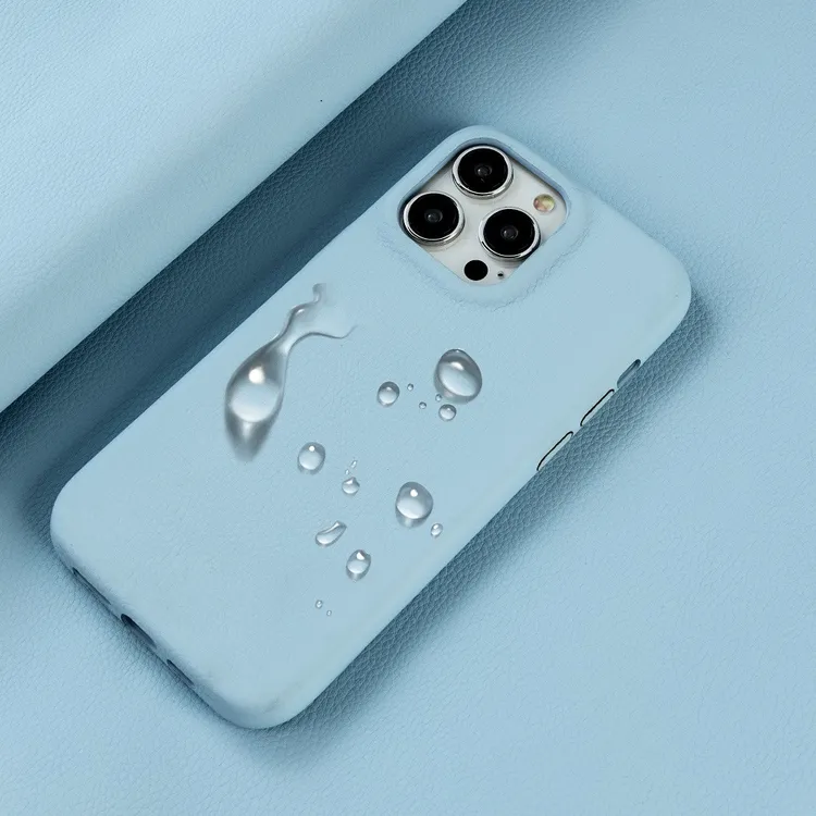 极致轻奢适用苹果16promax高级皮质手机壳15pro四包边日系14皮套