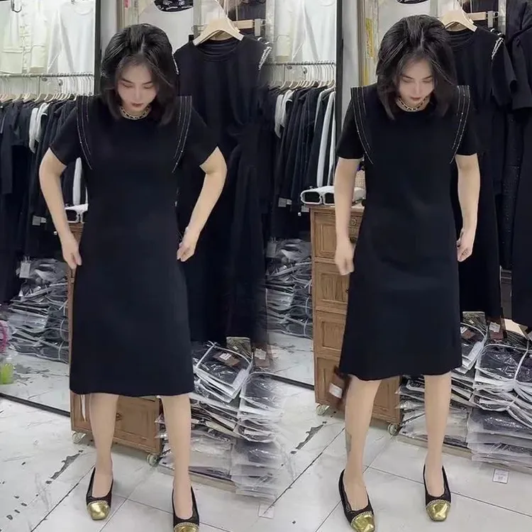 夏季新中式高端精致连衣裙夏季2024新款高级感洋气收腰显瘦裙子潮