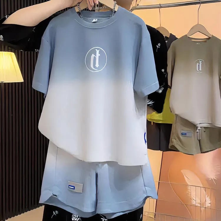 2025儿童装男童潮流运动服洋气新款中大童男孩网红夏季宽松速干衣