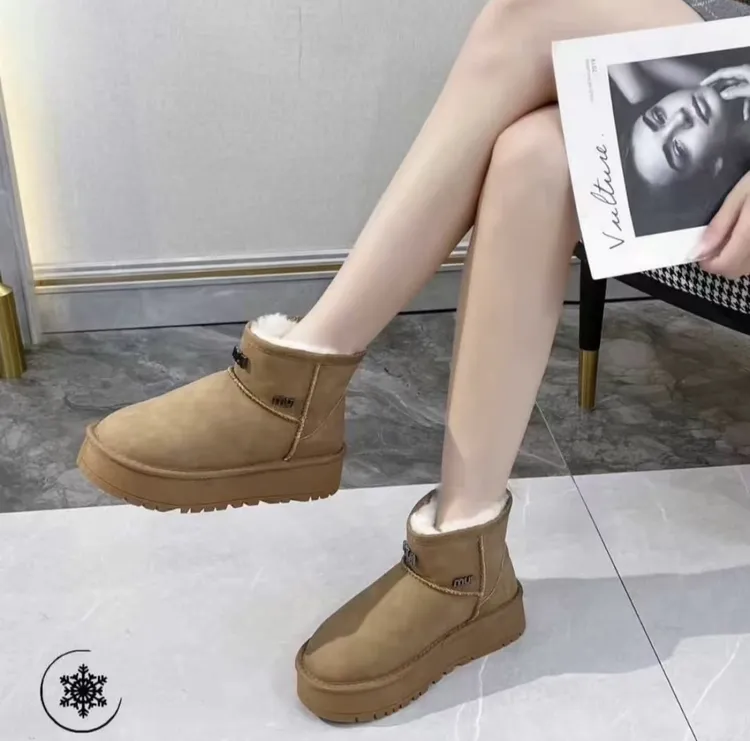 冬季2024新款大厚雪地靴