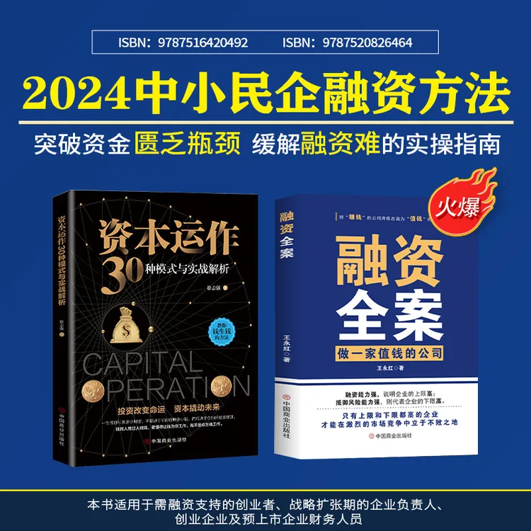 资本运作30种模式+融资全案:做一家值钱的公司＋公司控制权设计
