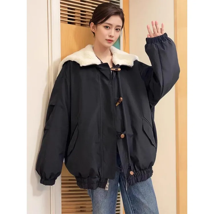 2024年秋冬季新款高级感棉服女小个子高级感时尚防风保暖洋气上衣