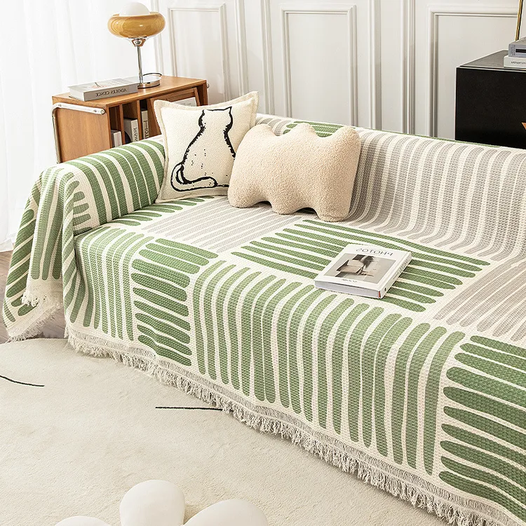 2025新款沙发盖布巾四季通用防滑防尘全包沙发套罩防猫抓布垫盖巾