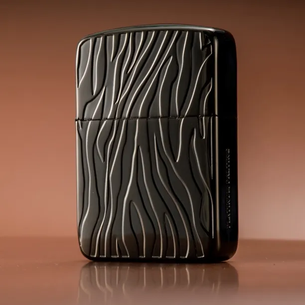 ZIPPO/之宝打火机正品绅士1941斑马纹镀黑钛高档送礼DYH1X1
