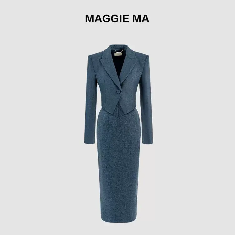 MAGGIE MA马婧设计师款气质女装时尚套轻奢女款高级感套裙802D